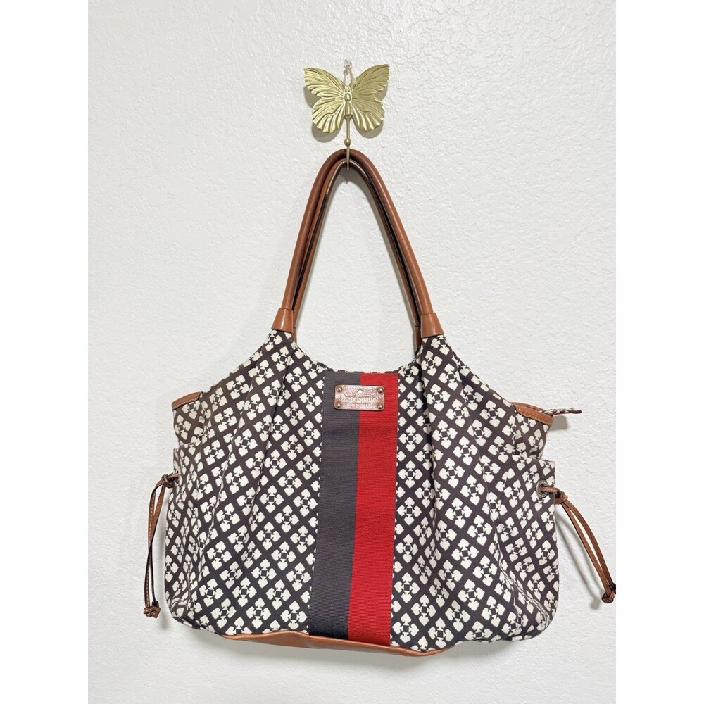 Kate Spade Classic Spade Diaper Bag & Travel Bag Tote W/ Changing mat